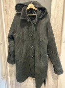 Ekskluzywny Kożuch Naturalny LATIF – 100% Nappa Lamb – Rozmiar 42 (XL)