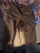 Bojówki Dżinsy Brązowe