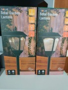 2x LATARNIA SOLARNA OGRODOWA ULICZNA DUŻA LAMPA STOJĄCA WBIJANA176CM