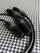 Interkonekt 2x 0.5m XLR Mogami 2549 Neglex Neutrik
