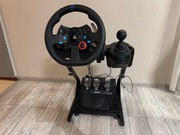 Kierownica logitech G29 + stojak i skrzynia biegów
