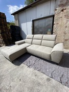 Narożnik do salonu elektryczny wysuw REGULOWANE ZAGŁÓWKI NOWY gwarancja