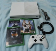 KONSOLA MICROSOFT XBOX ONE S biała SLIM 1000GB, 1TB KOMPLET 3 GRY zadbana