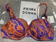 Góra od stroju kąpielowego „PrimaDonna” Casablanca-75C- pomarańczowo niebie