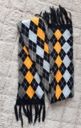 Szalik elegancki kolorowy ciepły w romby