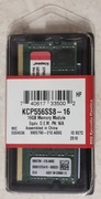 NOWY RAM - 1x Kingston DDR5 sodimm 16GB 5600MHz CL46 - 1x KCP556SS8-16