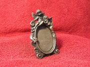 ramka na zdjęcia w stylu vintage z aniołami - odlew z brązu - typ 1