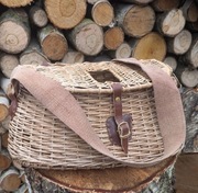 Wiklinowy kosz wędkarstwo muchowe