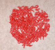 LEGO 50 sztuk  - papryczka czerwona - ementy mix 