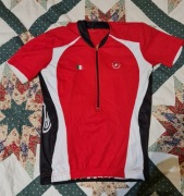 Strój kolarski S/M Duży Kpl2x Spodenki Szelki Pielucha Spodnie Koszulka