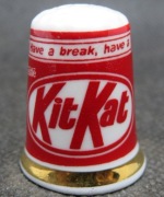 Naparstek Kolekcjonerski Porcelanowy Baton KitKat Nestle