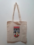 Torba bawełniana shopperka krowa Vegan Power Weganizm Wegetarianizm