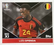 NAKLEJKI UEFA EURO 2024 - BEL TOP 1 Lois Openda