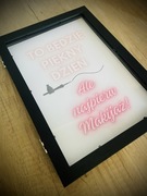 Plakat beauty make up makijażystka a4 ramka salon kosmetyczny prezent