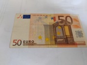 Kolekcjonerski banknot 50 euro z 2002r