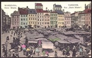 WARSZAWA Stare Miasto  VARSOVIE Rue Stare Miasto , stragany , kupcy