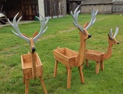 Donice drewniane do ogrodu 