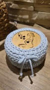 Koszyczek,szkatułka, kuferek na baby shower, dla mamy, Narodziny, roczek 