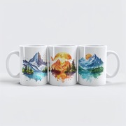 KUBEK GÓRSKI KRAJOBRAZ – Górskie Zachwyty w Porannej Kawie! - WZÓR LAND-3