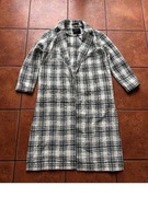 Massimo Dutti płaszcz zielony w kratkę S 36