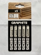 Zestaw brzeszczotów firmy GRAPHITE. W jednym komplecie  (6 kompletów)