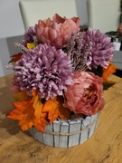 Dekoracja nagrobna jesienna.  Duża 