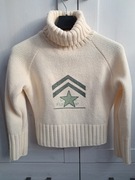 sweter damski kremowy