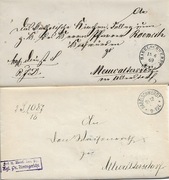 Neuwaltesdorf (Nowy Waliszów) i Altwaltersdorf(Stary Waliszów)1869, 1901r.