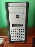 Obudowa komputerowa ATX midi tower srebrna, bez zasilacza