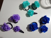 Gumki spinki wykonane własnoręcznie 