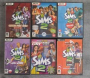 The Sims 2 + dodatki i akcesoria PL