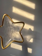 Talerzyk podstawka vintage kryształowa gwiazda