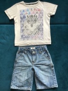 Spodenki / szorty Levi’s rozm. 104-110 + koszulka George
