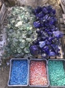 Bryłki Szklane - Szkło Kamienne Kamień do Akwarium