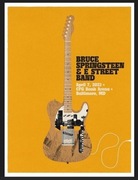 BRUCE SPRINGSTEEN 2023 ŻÓŁTY PLAKAT