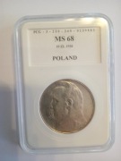 10zł 1936 Piłsudski PCG Grading MS 68