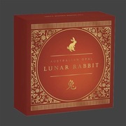 Srebrna moneta 1 Oz uncja Lunar Opal rok Królika 2023 Proof Perth Mint