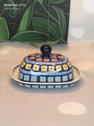 Maselniczka ceramiczna Bolesławiec na pół kostki masła