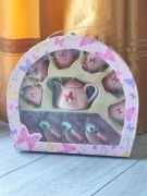 Zestaw kawowy dla lalek ceramiczny