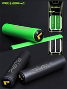 Chwyty kierownicy Gripy rowerowe Risk Ultralight 130mm mix Czarne / Zielone