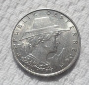 Austria I Republika 10 groszy groschen 1925 KM# 2838 Tyrolska kobieta Ładne