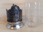 PODSTAKANNIK KOSZYCZEK UCHWYT SZKLANKA KOLCZUGIN ROSJA 