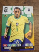 PANINI FIFA WORLD CUP 2026 karta piłkarska HERO 81 RAPHINHA BRAZYLIA