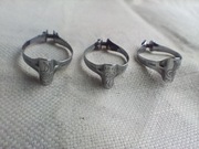 Opaski CAMPAGNOLO metalowe niklowane, do montażu linek 3 szt. ORYGINAŁ