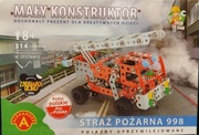 Mały konstruktor Straż pożarna NOWY! 314 elementow