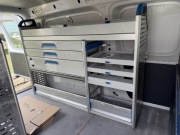 SORTIMO ZABUDOWA SERWISOWA WARSZTATOWA DO BUSA REGAŁ SZUFLADY