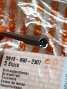 STIHL 5910-890-2307 ORYGINAŁ WKRĘTAK ŚRUBOKRĘT HEX DO REGULACJI GAŹNIKA  