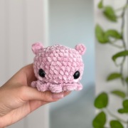 Ośmiornica / meduza na szydełku 