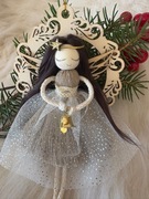 Aniołek na bombce, święta, upominek 
