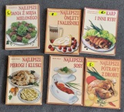 kolekcję sześciu książek kucharskich KDC klub dla ciebie